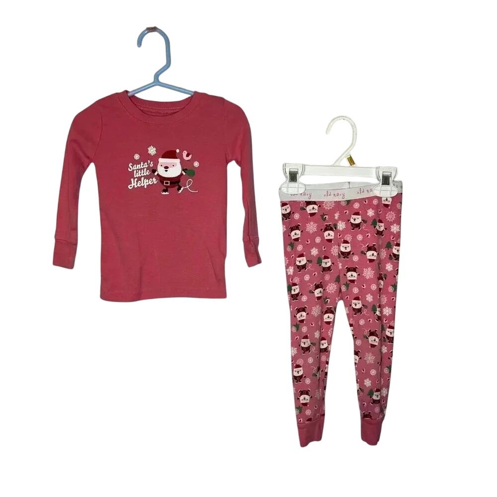Old Navy “Santa’s Little helper” pajama set 18-24 months